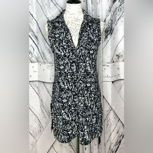 SnoSkins Tunic Sleeveless Half Zipper Side Slits XS